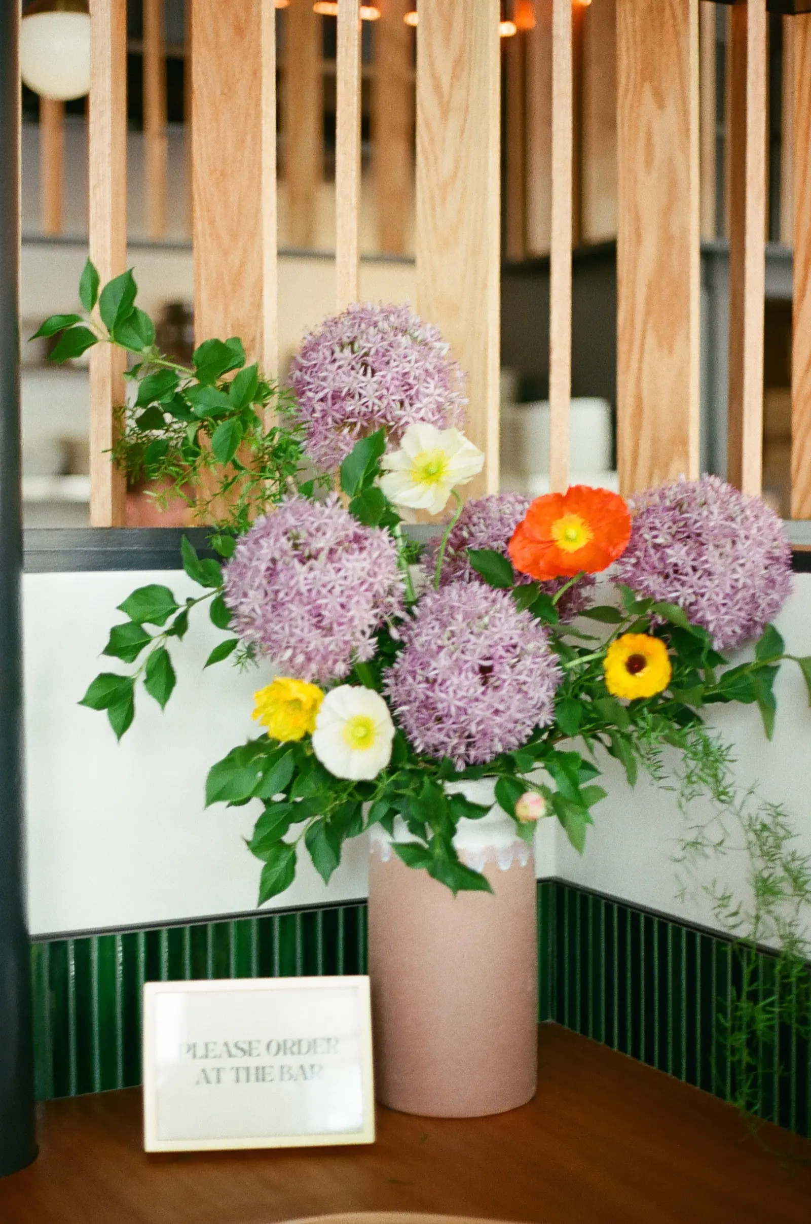 Floral arrangement by Blossomer Floral